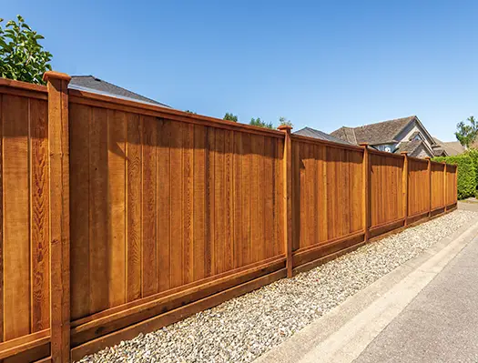 wooden fence in Dallas